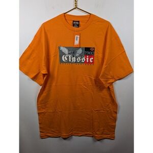 HARLEY DAVIDSON MENS Xl T SHIRT Orange OZARK HD LEBANON MO Motorcycle